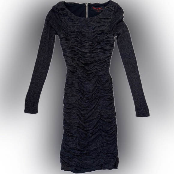 Alice + Olivia Ruched Open Back Dress - Picture 2 of 5